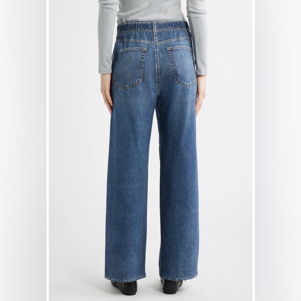 Rag and Bone Miramar Ankle Length Pull On Wide Leg Sweatpant Jeans sz 28 - Picture 2 of 3